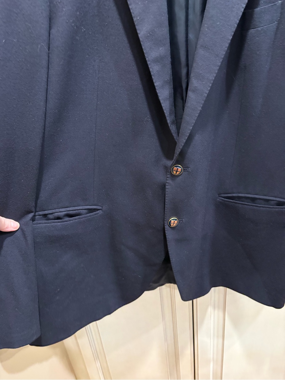 Polo by Ralph Lauren Navy Two-Button Sport Coat